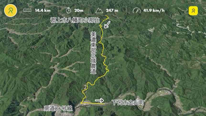 美濃東部広域農道