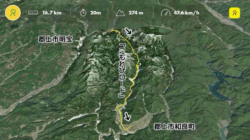 ふるさと林道 こもれびロード