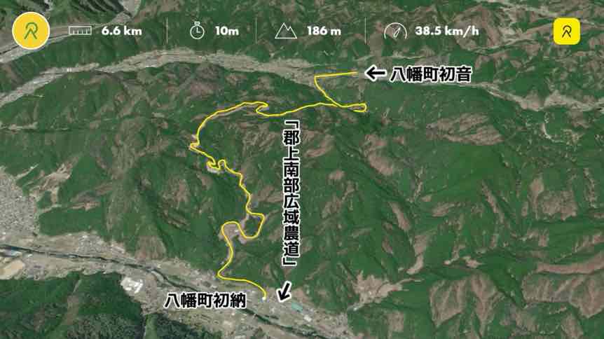 郡上南部広域農道
